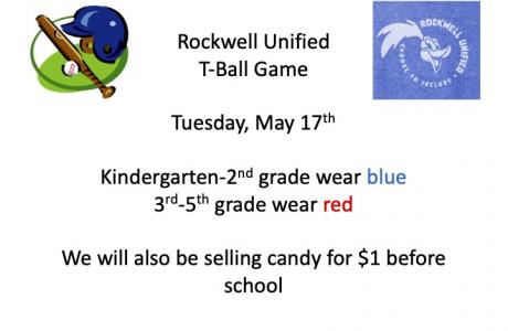 Rockwell Unified T-Ball game